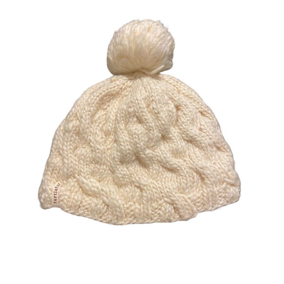 Turtlefur Unisex White Beanie‎ One Size Used - Picture 1 of 5
